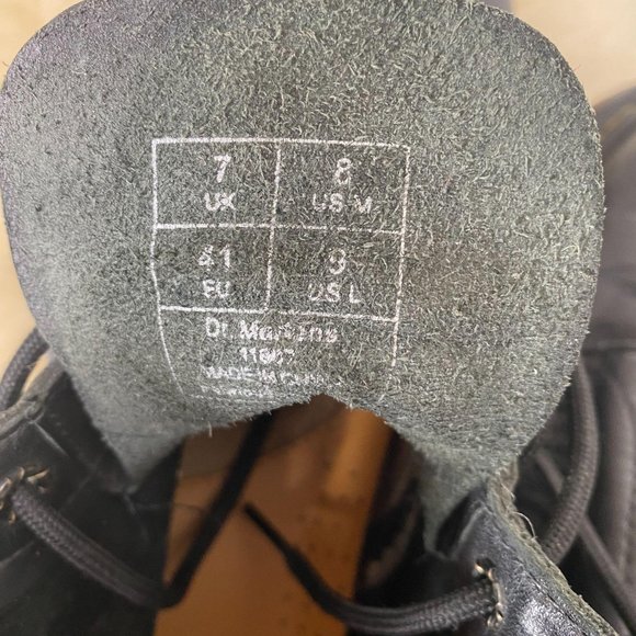 Dr. Martens Classic Black Combat Boot - Picture 7 of 8